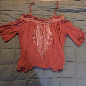 Off the shoulder blouse